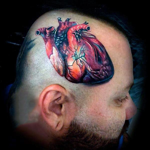 90 Anatomical Heart Tattoo Designs For Men - Blood Pumping Ink