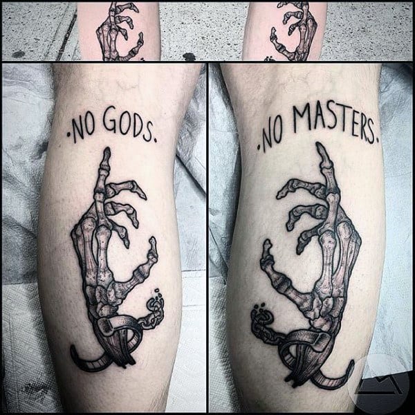 75 Skeleton Hand Tattoo Designs For Men - Manly Ink Ideas