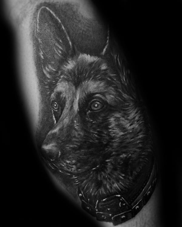 30 German Shepherd Tattoo Designs For Men Dog Ink Ideas