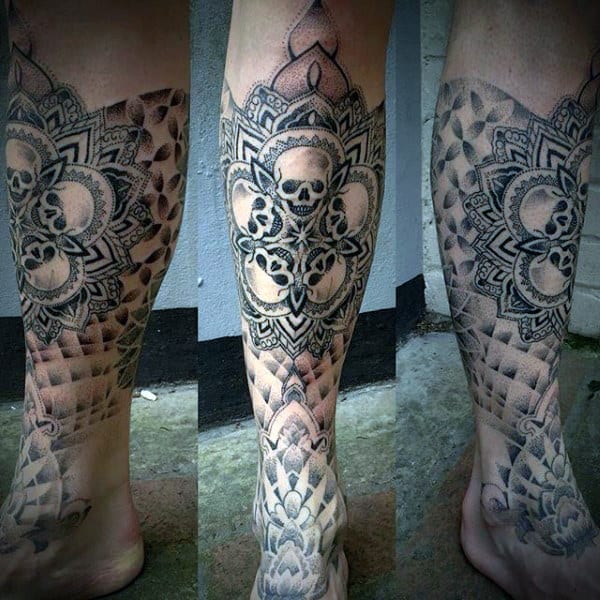 80 Shin Tattoos For Men Masculine Lower Leg Design Ideas