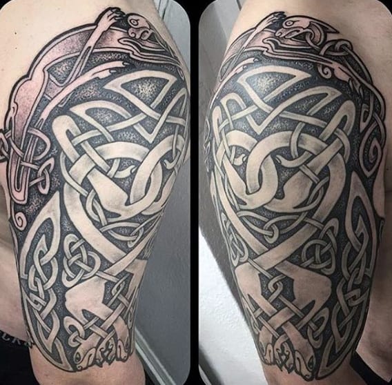 40 Celtic Sleeve Tattoo Designs For Men - Manly Ink Ideas