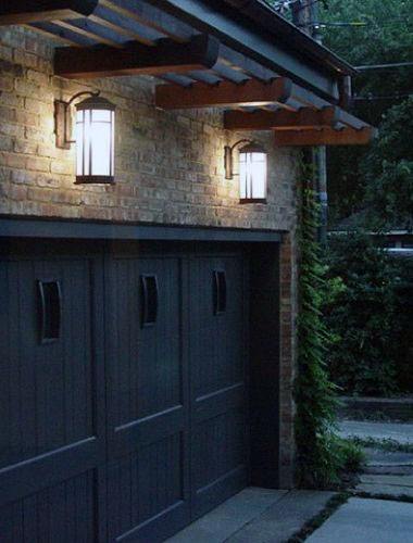 50 Outdoor Garage Lighting Ideas - Exterior Illumination Designs