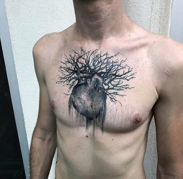 50 Unique Chest Tattoos For Men - Masculine Design Ideas