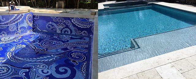 Top 60 Best Home Swimming Pool Tile Ideas - Backyard Oasis ...