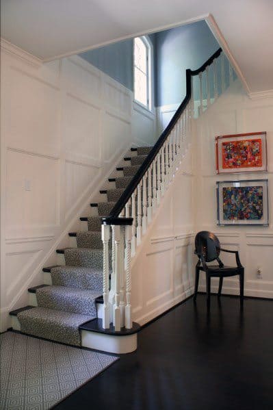 Top 60 Best Stair Trim Ideas - Staircase Molding Designs