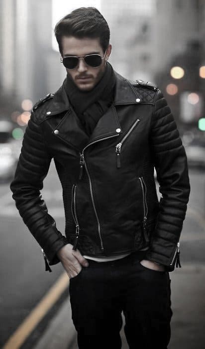 How To Wear A Leather Jacket For Men - 50 Fashion Styles