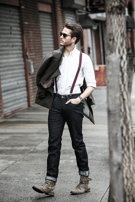 How To Wear Suspenders With Jeans For Men - 30 Male ...