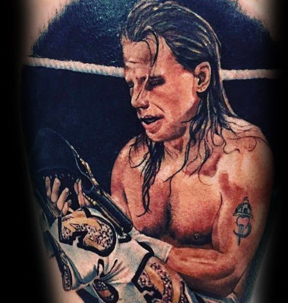 60 Wrestling Tattoos For Men - WWE Design Ideas
