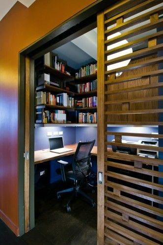 Top 40 Best Closet Office Ideas - Small Work Space Designs