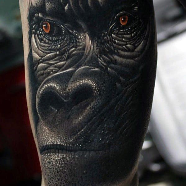 50 King Kong Tattoo Designs For Men - Furious Gorilla Ink Ideas