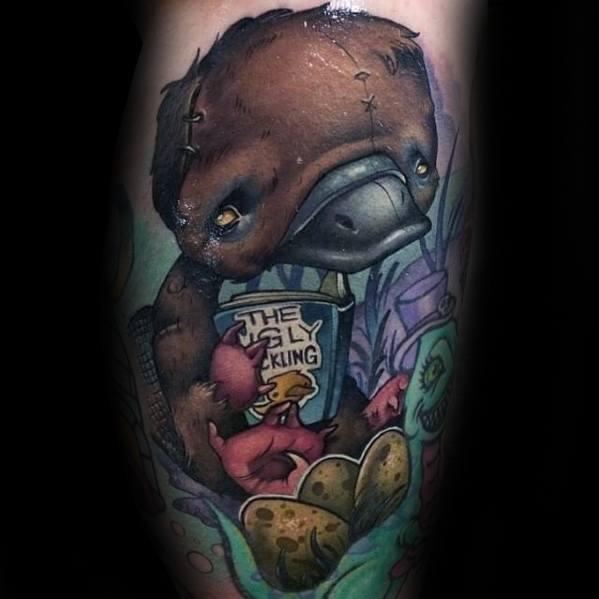 50 Platypus Tattoo Designs For Men Animal Ink Ideas