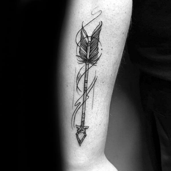 50 Small Arrow Tattoos For Men - Manly Design Ideas