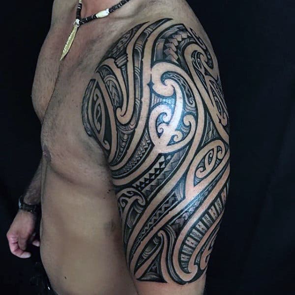 75 Half Sleeve Tribal Tattoos For Men  Masculine Design Ideas