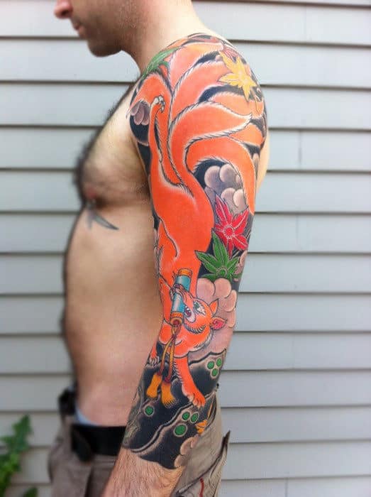 Top 100 Best Fox Tattoo Designs For Men - Sly Ink Inspiration