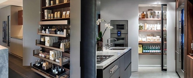 top 70 best kitchen pantry ideas - organized storage designs