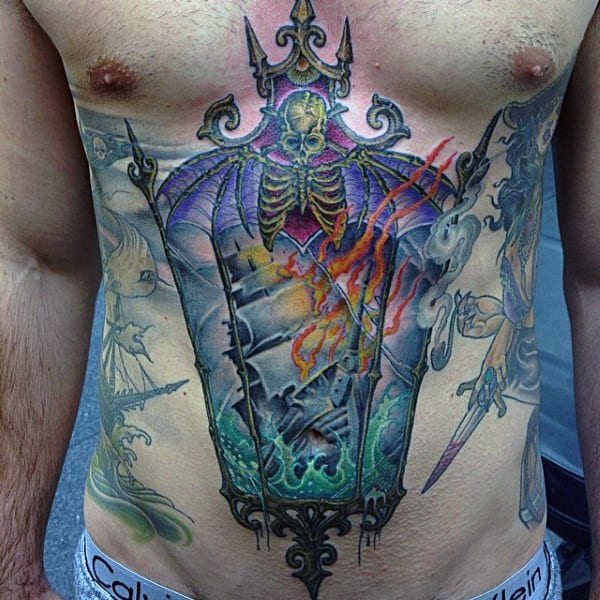 70 Colorful Tattoos For Men Vivid Ink Design Ideas 9116