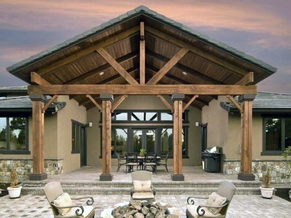 Top 60 Patio Roof Ideas - Covered Shelter Designs