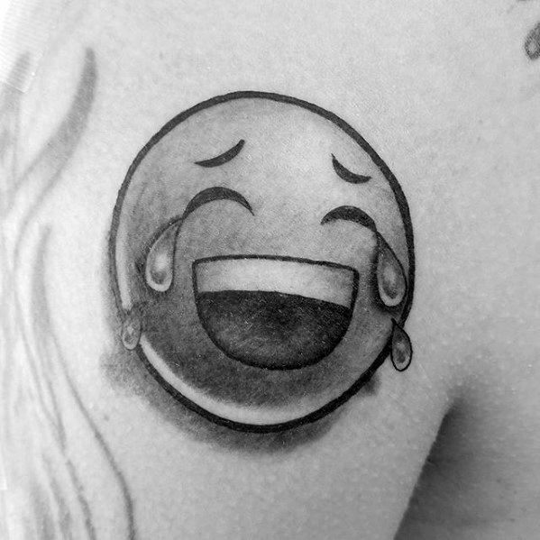 30 Emoji Tattoo Designs For Men - Emoticon Ink Ideas