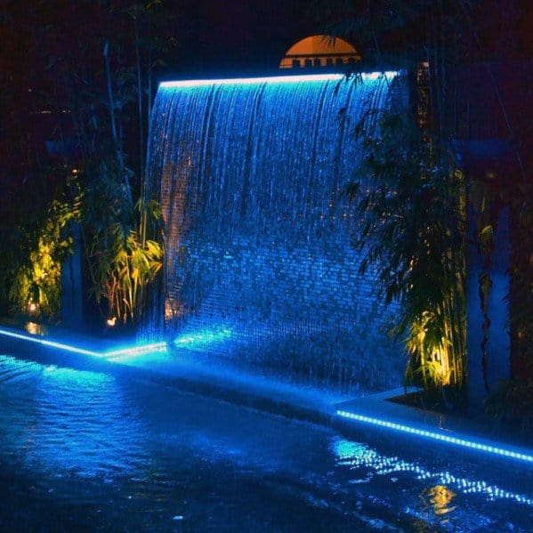 Top 60 Best Pool Lighting Ideas - Underwater LED Illumination