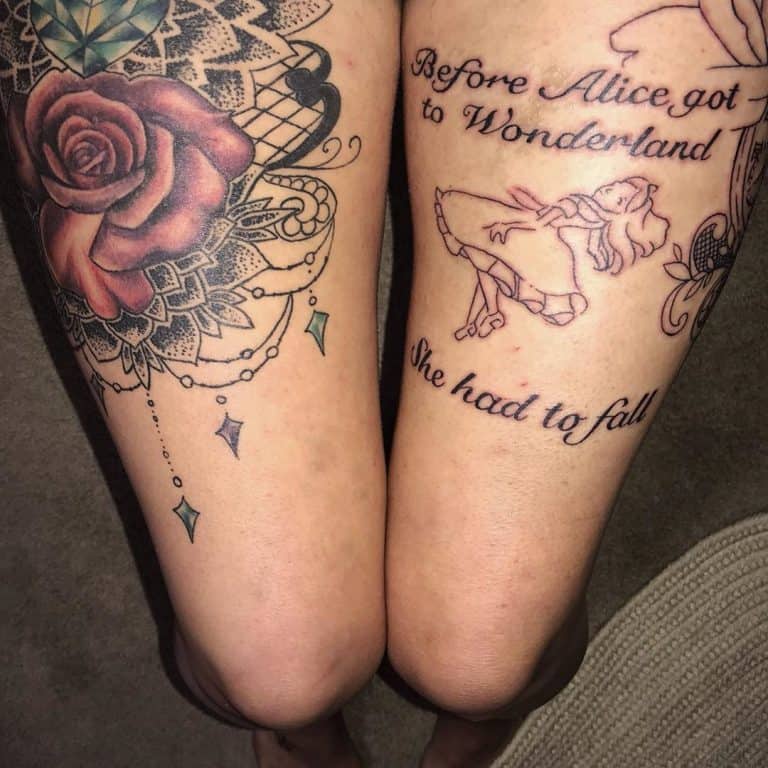 Alice In Wonderland Tattoo Ideas