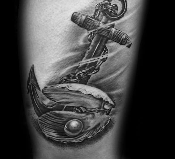 30 Clam Tattoo Designs For Men - Shell Ink Ideas