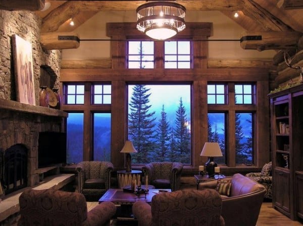 Top 60 Best Log Cabin Interior Design Ideas Mountain