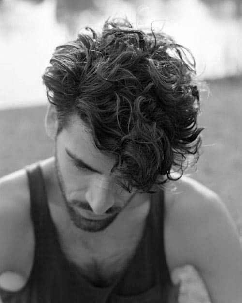 50 Long Curly Hairstyles For Men Manly Tangled Up Cuts 