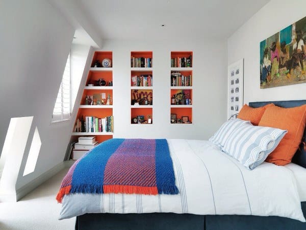 Unique Low Ceiling Attic Bedroom Ideas with Simple Decor