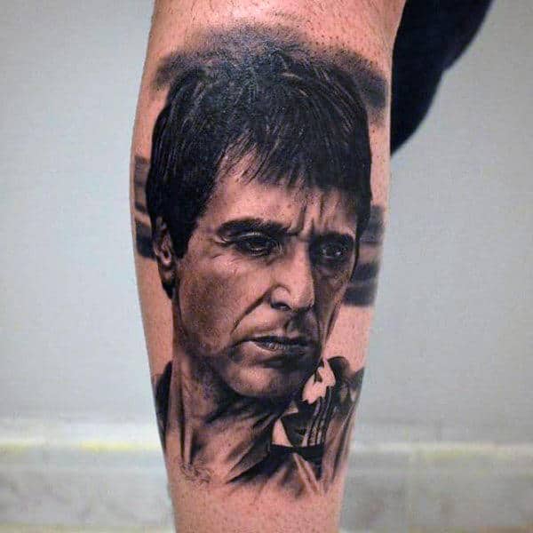 40 Scarface Tattoo Design Ideas For Men - Al Pacino Ink