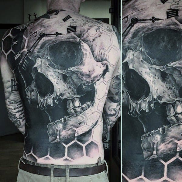 50 Awesome Back Tattoos For Men Masculine Design Ideas