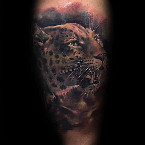 Leopard Tattoos For Men Designs With Strength And Prowess