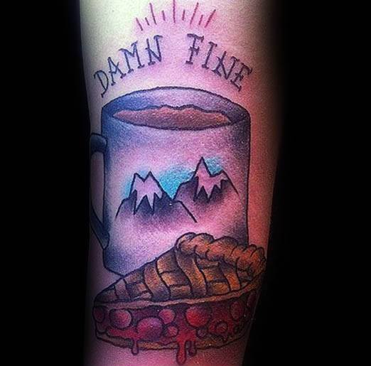 50 Pie Tattoo Ideas For Men Baked Dish Designs