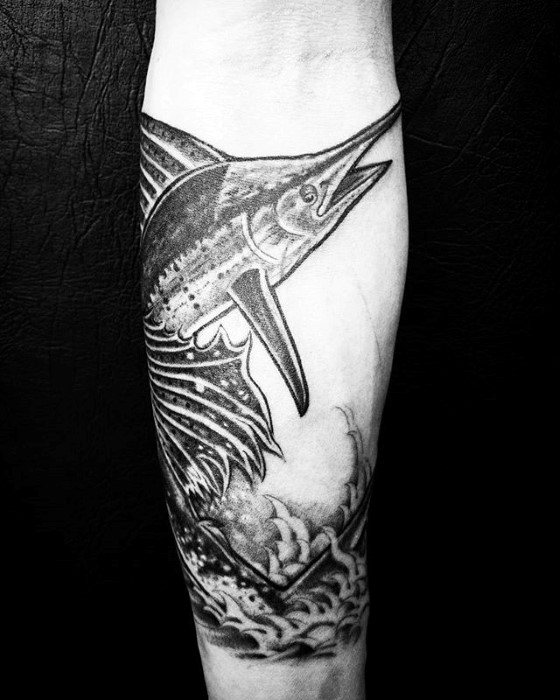 40 Swordfish Tattoo Designs For Men Billfish Ink Ideas