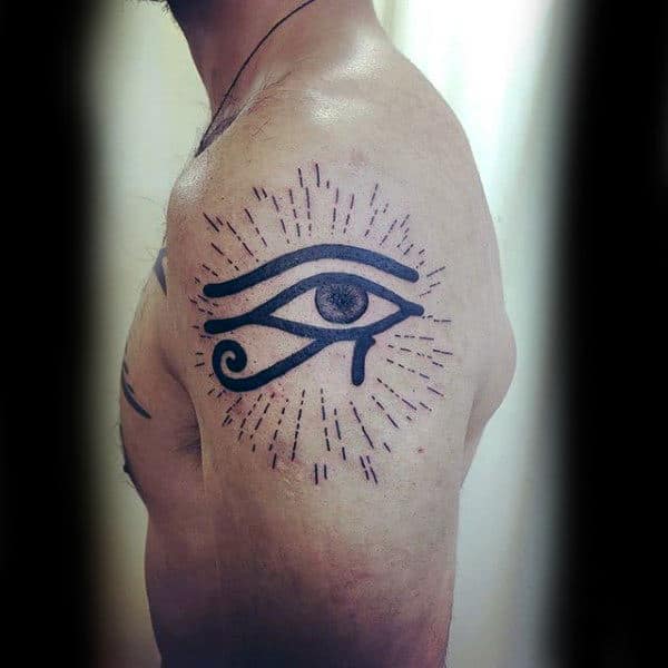 Eye of horus eye tattoo
