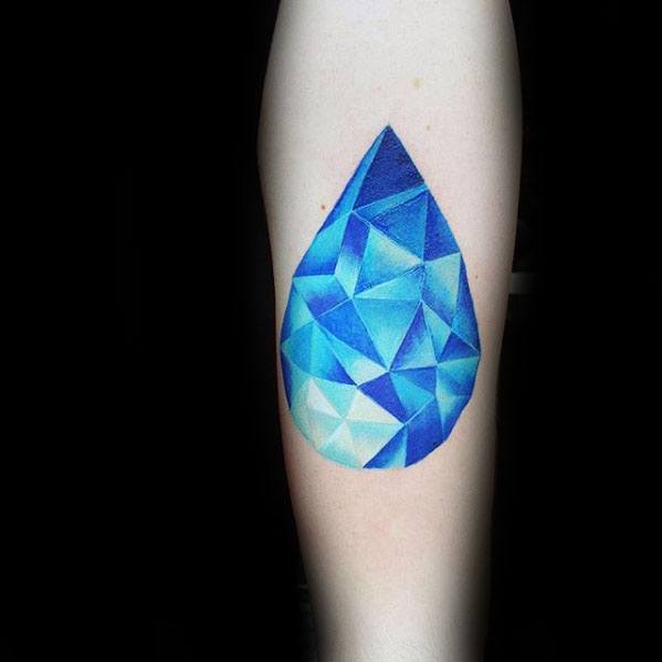 30 Water Drop Tattoo Designs For Men Liquid Ink Ideas