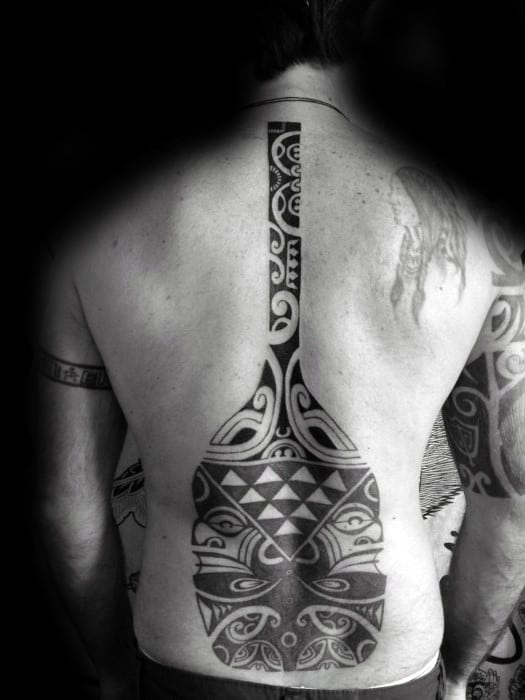 40 Canoe Tattoo Designs For Men - Kayak Ink Ideas