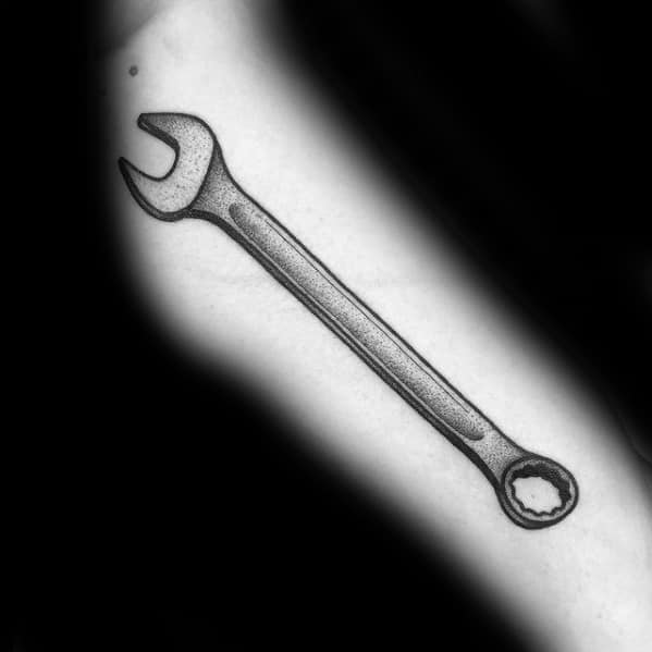 60 Wrench Tattoo Designs For Men Tool Ink Ideas