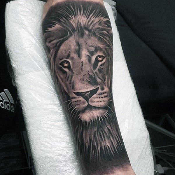60 Lion Sleeve Tattoo Designs For Men - Masculine Ideas