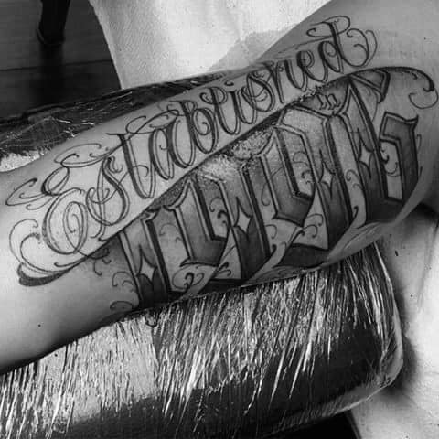 tattoo est tattoos designs birth 1996 1999 fonts established ink font arm lettering nextluxury script improb amazing mann numbers cool
