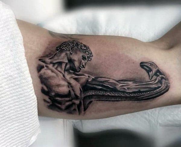 90 Bicep Tattoos For Men - Masculine Muscle Design Ideas