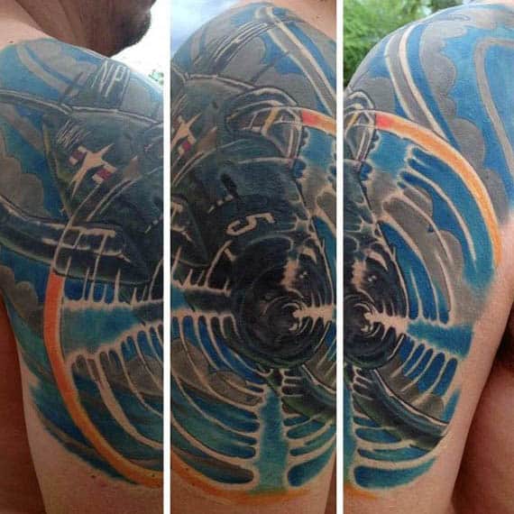 50 Airplane Tattoos For Men - Aviation And Flight Ideas