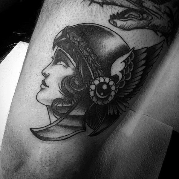 60 Valkyrie Tattoo Designs For Men - Norse Mythology Ink Ideas