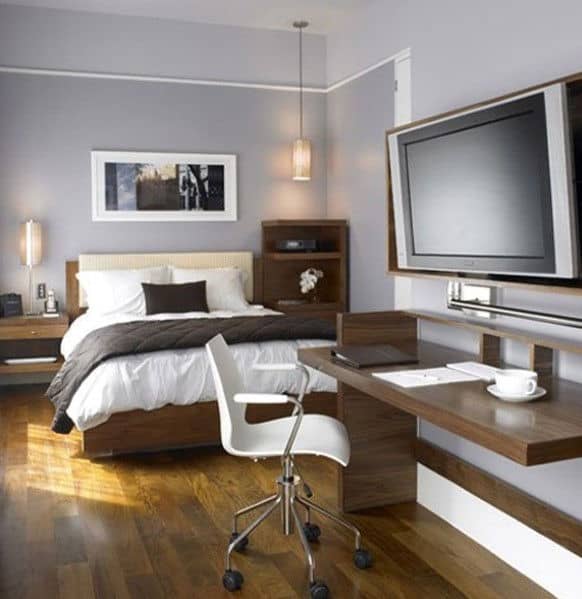 20 Masculine Men's Bedroom Designs - Next Luxury