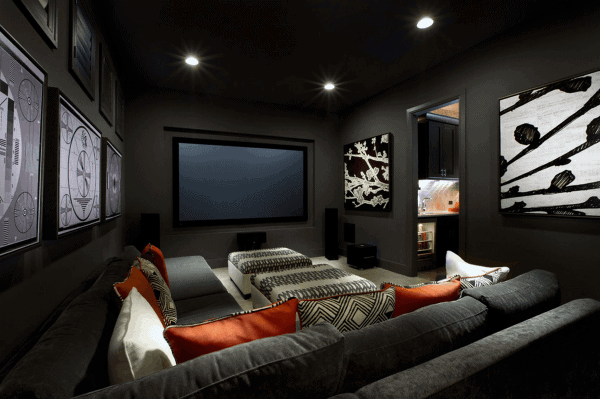 80 home theater design ideas for men - movie room retreats