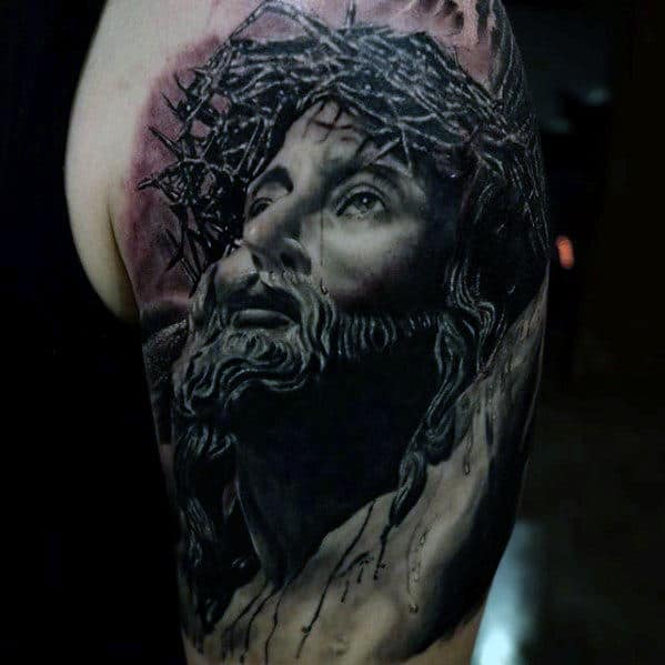 60 Jesus Arm Tattoo Designs For Men - Religious Ink Ideas