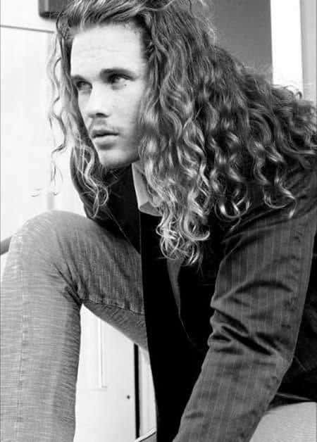 50 Long Curly Hairstyles For Men - Manly Tangled Up Cuts