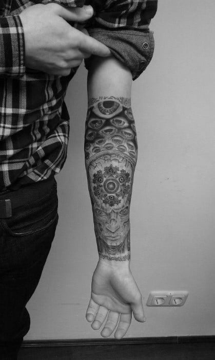 60 Tool Tattoo Designs For Men - Rock Band Ink Ideas