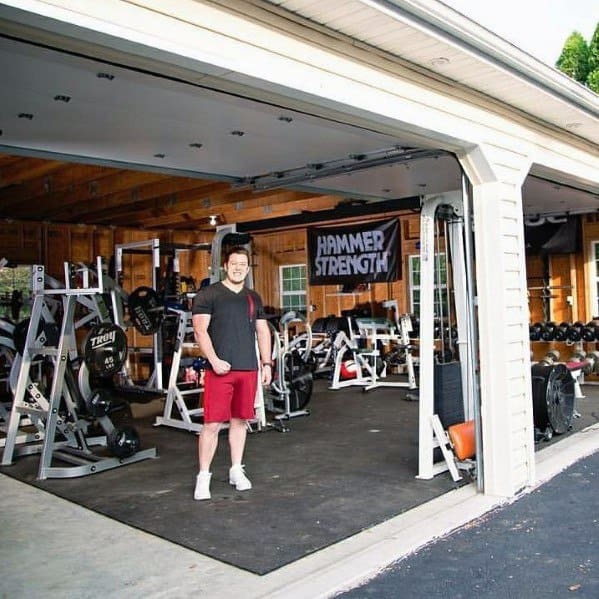 Top 75 Best Garage Gym Ideas - Home Fitness Center Designs