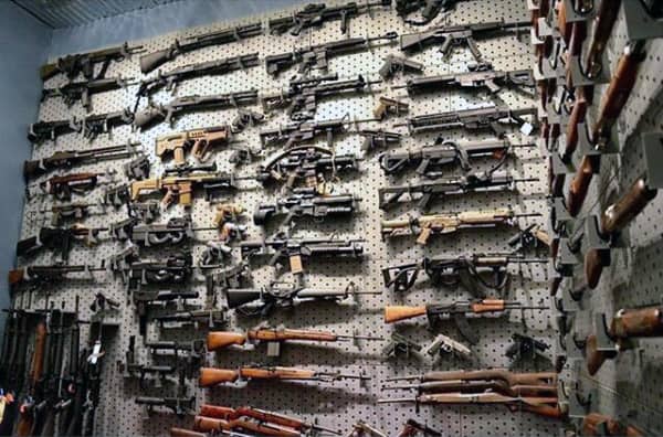 Massive Gun Wall Room
