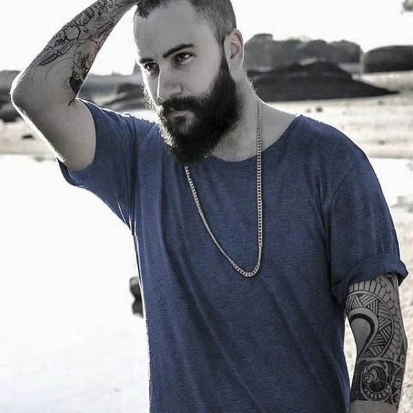 Medium Beard With Short Hair Style Ideas For Gentlemen